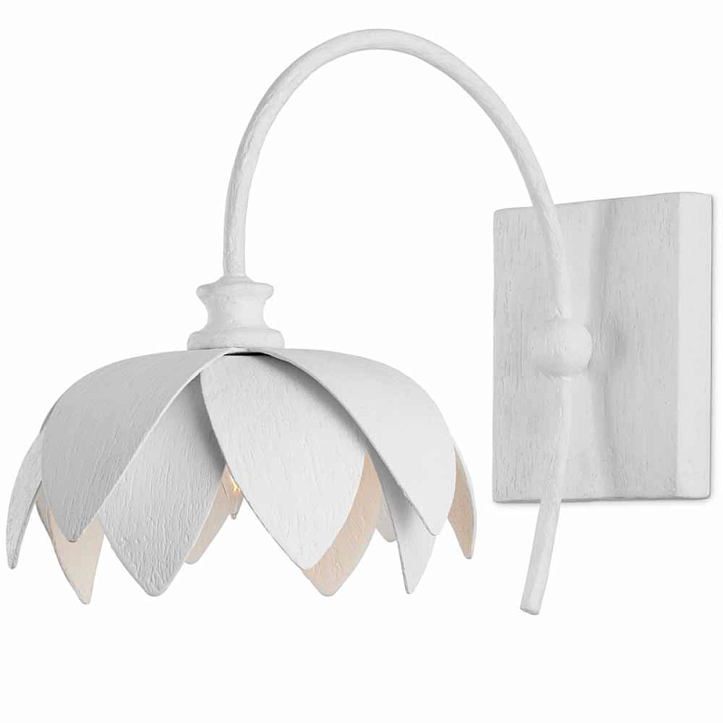 Бра в виде белого цветка White Flower Lamp Белый Бра в виде белого цветка White Flower Lamp Белый в Кирове | Loft Concept