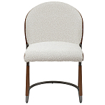 Стул мягкий с обивкой из рогожки и экокожи Contrasting Performance варинант исполнения - 1 | Loft Concept в Кирове