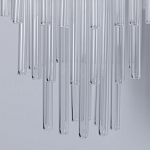 Бра с круглым основанием и длинными прозрачныи стеклянными трубками Nembus варинант исполнения - 7 | Loft Concept в Кирове