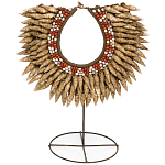 Этническое ожерелье из ракушек на подставке Ethnic Necklace Sharp Shells варинант исполнения - 1 | Loft Concept в Кирове