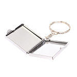 Зеркало брелок складное двухстороннее из натурального камня Оникс Silver Stone Mirrors варинант исполнения - 6 | Loft Concept в Кирове