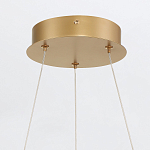 Люстра золотого цвета с 2-мя светодиодными кольцами Eurofase варинант исполнения - 4 | Loft Concept в Кирове