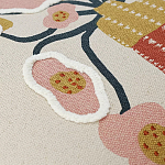 Подушка с цветочным принтом Blooming Elegance Rose варинант исполнения - 2 | Loft Concept в Кирове