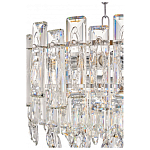 Круглая люстра с хрустальными подвесками на серебряном каркасе Gorgeous Crystal Light варинант исполнения - 11 | Loft Concept в Кирове