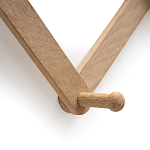 Настенная деревянная раздвижная вешалка Larson Wood Hanger варинант исполнения - 4 | Loft Concept в Кирове