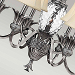 Люстра с 7-ю кремовыми текстильными абажурами Hinkley варинант исполнения - 6 | Loft Concept в Кирове