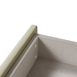 Консоль прямоугольная на золотом каркасе с 2-мя ящиками Warwick варинант исполнения - 1 | Loft Concept в Кирове