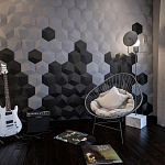 Гипсовая 3D панель с принтографией PM-30 варинант исполнения - 7 | Loft Concept в Кирове