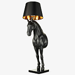 Horse Statue Floor Lamp Большой светильник Черная Лошадь варинант исполнения - 6 | Loft Concept в Кирове