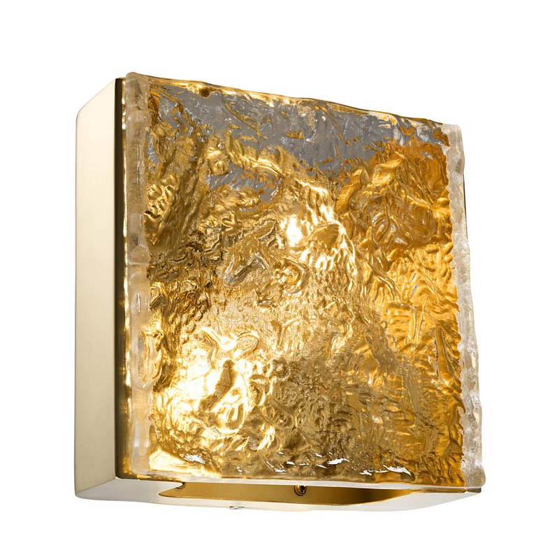 Бра Eichholtz Wall Lamp St Kitts Латунь Прозрачное Стекло Бра Eichholtz Wall Lamp St Kitts Латунь Прозрачное Стекло в Кирове | Loft Concept
