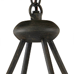 Люстра круглая с литыми стеклянными дисками Olympe Glass Chandelier варинант исполнения - 3 | Loft Concept в Кирове