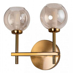 Бра Boule de Cristal Double Wall Lamp amber Gold