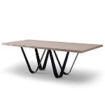 Стол обеденный на изогнутых ножках Consonance варинант исполнения - 1 | Loft Concept в Кирове