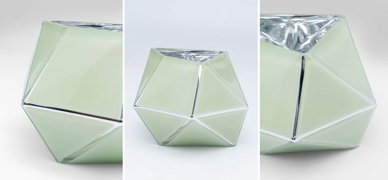 Ваза серая Geometric projection Ваза серая Geometric projection - Loft-Concept в Кирове