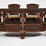 Комплект обеденный из ротанга Eloise grand варинант исполнения - 11 | Loft Concept в Кирове