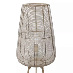 Торшер с плетеным металлическим плафоном Wicker Iron Lamp варинант исполнения - 1 | Loft Concept в Кирове