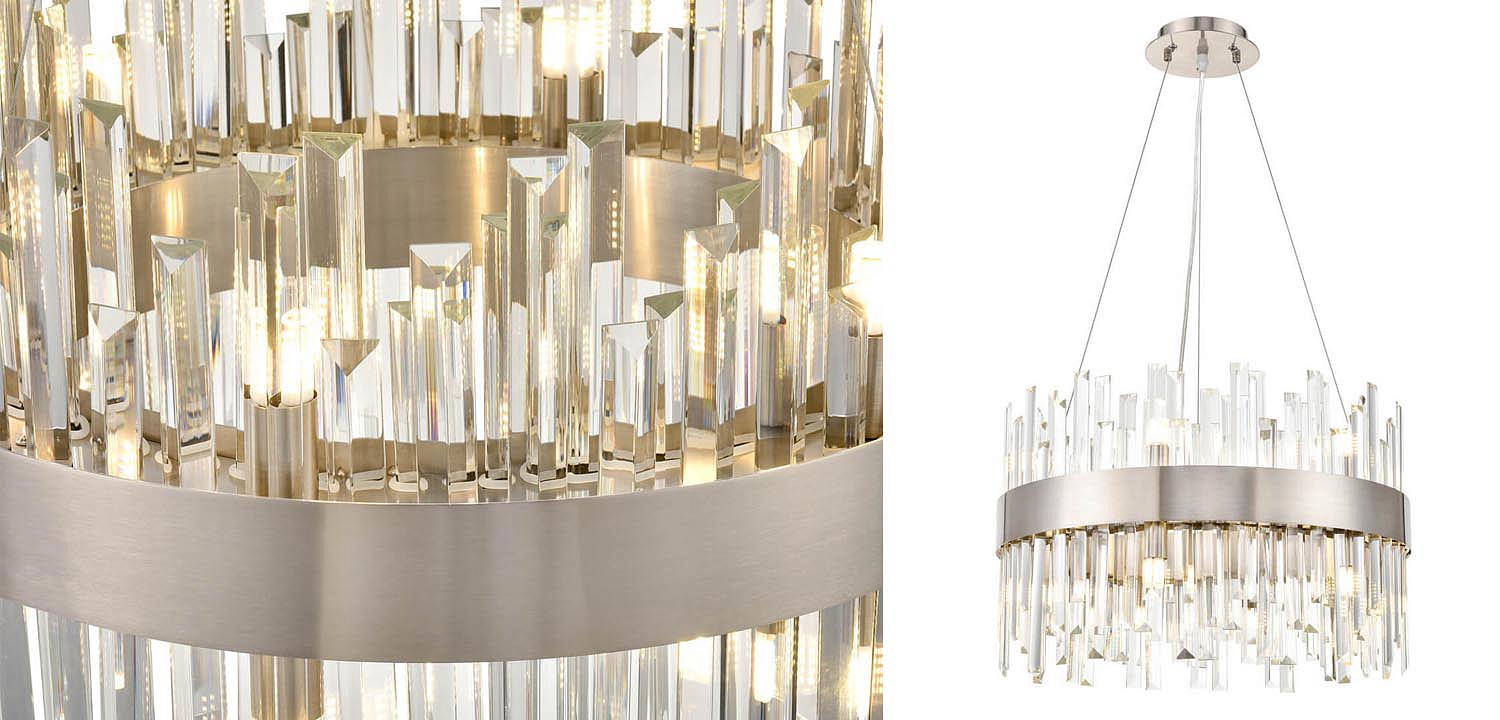 Люстра Cramer Chandelier 50 satin nickel Люстра Cramer Chandelier 50 satin nickel - Loft-Concept в Кирове