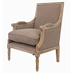 Кресло William Classical Armchair brown flax варинант исполнения - 3 | Loft Concept в Кирове