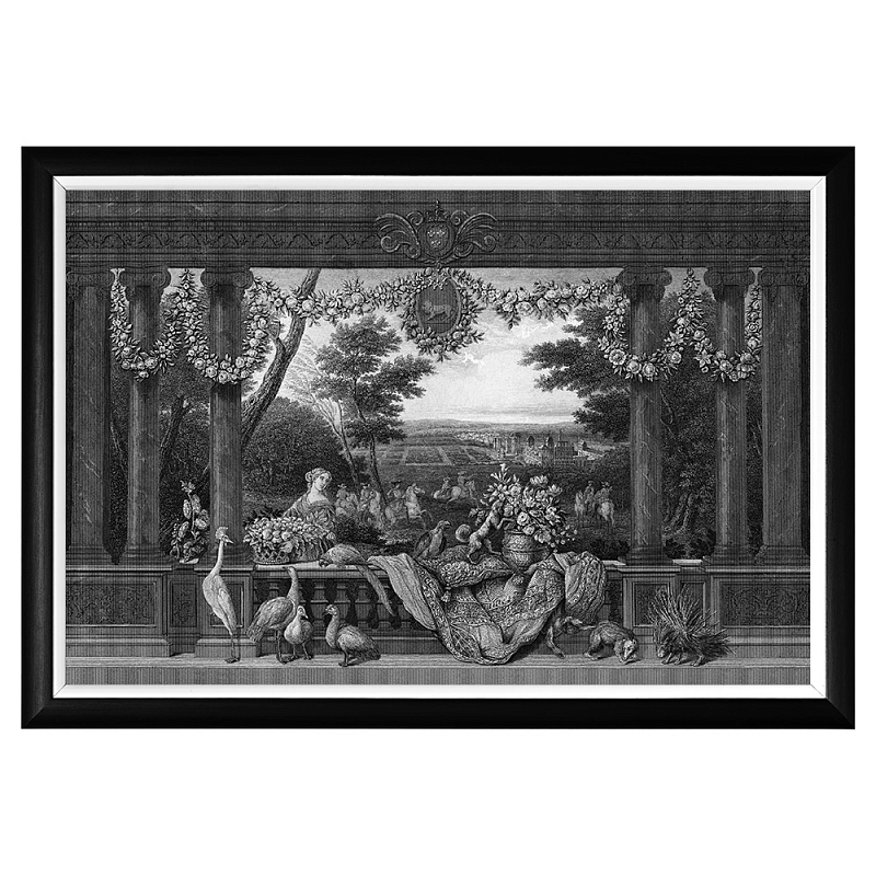 Постер Vincennes Poster Черный Белый Постер Vincennes Poster Черный Белый в Кирове | Loft Concept
