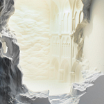 Встраиваемый в стену гипсовый светильник под покраску с эффектом разрушенной стены Antiquity Athena варинант исполнения - 7 | Loft Concept в Кирове