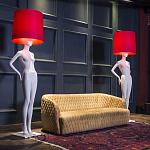 Лампа MANNEQUIN LAMP с абажуром созерцание силуэта варинант исполнения - 2 | Loft Concept в Кирове