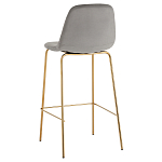 Барный стул на золотистых ножках VENDRAMIN Grey варинант исполнения - 4 | Loft Concept в Кирове