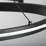 Люстра подвесная светодиодная в виде волнообразной ленты Ribbon Vortex варинант исполнения - 9 | Loft Concept в Кирове