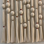 Панно на стену из хлопковых нитей White Morse Wall Hanging  варинант исполнения - 1 | Loft Concept в Кирове