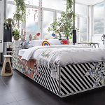 Дизайнерская кровать с системой хранения варинант исполнения - 1 | Loft Concept в Кирове