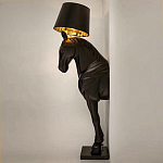 Horse Statue Floor Lamp Большой светильник Черная Лошадь варинант исполнения - 3 | Loft Concept в Кирове
