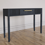 Элегантная Консоль Primo с выдвижным ящиком Черный дуб варинант исполнения - 2 | Loft Concept в Кирове