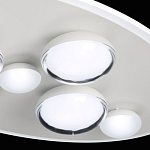 Потолочный светильник овальной формы белого цвета с 7-ю лампами Lunar Pebbles варинант исполнения - 8 | Loft Concept в Кирове