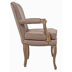 Кресло Aubrey Classical Armchair brown flax варинант исполнения - 1 | Loft Concept в Кирове