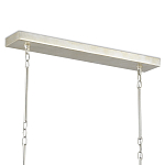 Люстра серебряная из пересекающихся прямоугольных элементов Intersecting Rectangles варинант исполнения - 3 | Loft Concept в Кирове