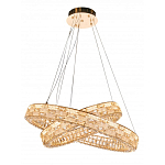 Люстра на 2 кольца с текстурной огранкой Reflection of Reality варинант исполнения - 1 | Loft Concept в Кирове