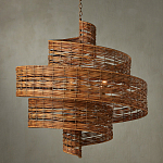 Люстра фактурная в виде спирали Enveloping Art варинант исполнения - 4 | Loft Concept в Кирове