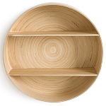 Полка настенная из бамбука Zenara варинант исполнения - 1 | Loft Concept в Кирове