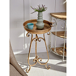 Столик приставной на фигурном подножии Magnificent Century варинант исполнения - 5 | Loft Concept в Кирове