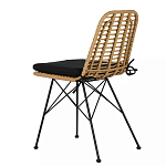 Стул с ротанговым плетением Wicker Stool без подлокотников варинант исполнения - 3 | Loft Concept в Кирове
