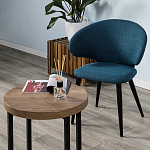 Стол журнальный круглый в стиле лофт Urban Style Space 2 варинант исполнения - 3 | Loft Concept в Кирове