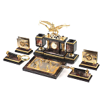 Настольный письменный набор из яшмы и долерита с декором Двуглавый орел Manager Organizer варинант исполнения - 2 | Loft Concept в Кирове