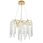 Люстра с декором в виде ветвей с хрустальными подвесками Fairytree Gold Crystal Chandelier 6 варинант исполнения - 2 | Loft Concept в Кирове