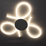 Люстра белого цвета с тремя изогнутыми светодиоидными плафонами Luke Lampco Tracer Lamp варинант исполнения - 2 | Loft Concept в Кирове