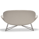 Дизайнерский двухместный диван Gio Ponti D.157.6  - DUE FOGLIE Sofa варинант исполнения - 5 | Loft Concept в Кирове