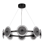 Люстра с плафонами из фактурного двойного стекла Heterochromia варинант исполнения - 5 | Loft Concept в Кирове