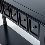 Черная консоль с выдвижными ящиками Monica варинант исполнения - 3 | Loft Concept в Кирове