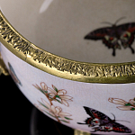 Фарфоровая чаша с бронзовыми элементами Eden Garden варинант исполнения - 6 | Loft Concept в Кирове