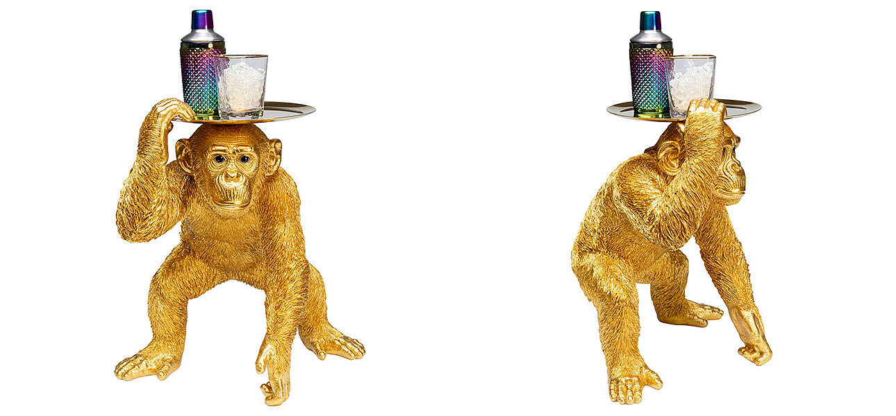 Статуэтка Golden Monkey with stand Статуэтка Golden Monkey with stand - Loft-Concept в Кирове