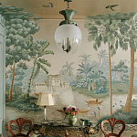 Обои ручная роспись River Scenes of Bengal Kolkata варинант исполнения - 1 | Loft Concept в Кирове