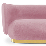 Диван с обивкой из искусственного меха Ambrose Soft Sofa варинант исполнения - 4 | Loft Concept в Кирове